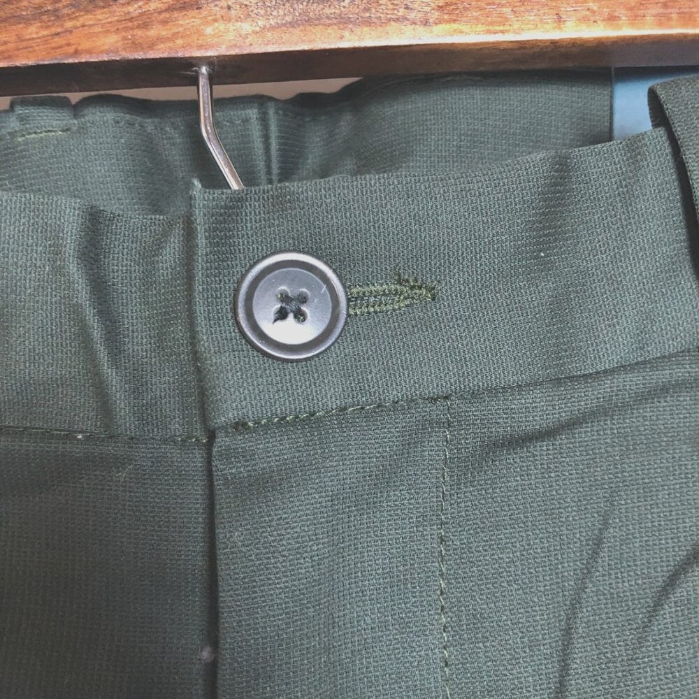 Perry Ellis Mens Stretch Olive Green Chino Pants 30x30 Slim Fit NWT - Picture 6 of 6